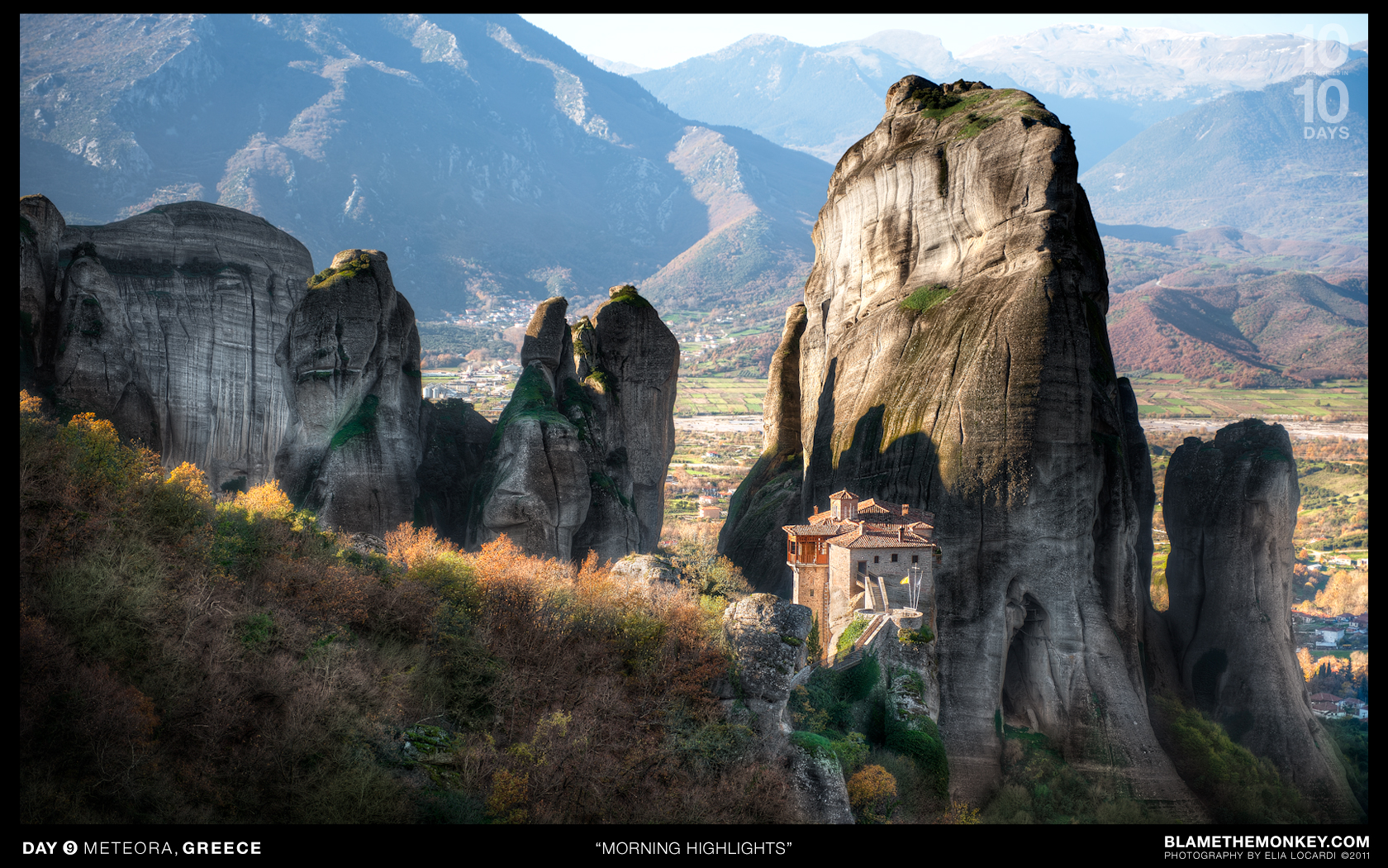 Free Desktop Wallpaper for Meteora Greece - Photography by Elia Locardi