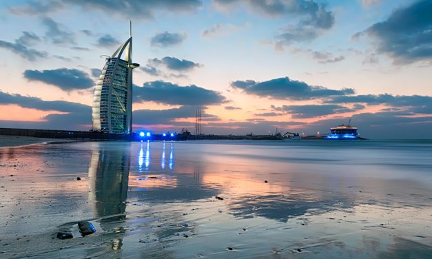 Sunset Over The Burj Al Arab