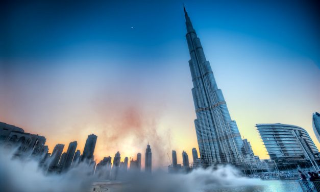 Sunset Over The Burj Khalifa