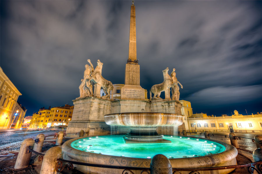 HDR Photo - Rome, Italy - Piazza del Quirinale