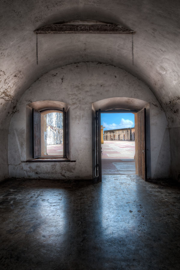 HDR Photo - San Juan Puerto Rico - San Cristóbal - Windows In Time