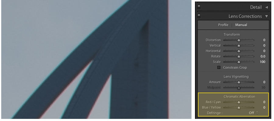 Tutorial fixing chromatic aberration lightroom 2