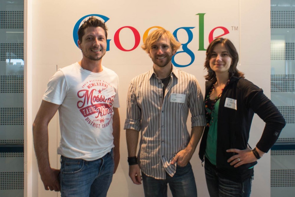 With Joe Google HQ Sydney Australia