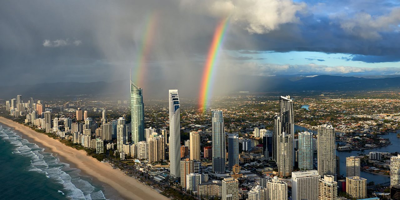 Double Rainbow Over Surfers Paradise