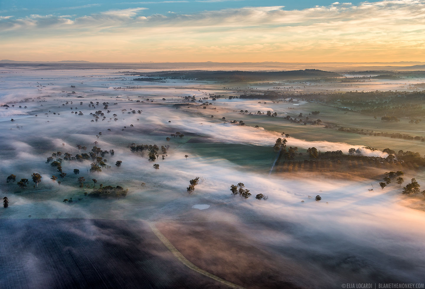 ©2014 Elia Locardi - All Rights Reserved. Scenic Rim flight with Hot Air Balloon Gold Coast.