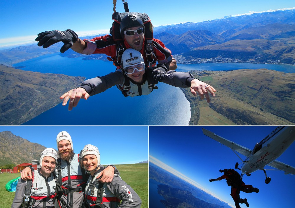 Skydiving-collage